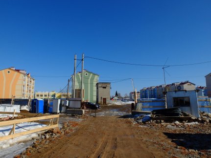 Ход строительства Многоквартирный жилой дом, Литер 1 (мкр. Новая Ильинка 3) на 13 марта 2016