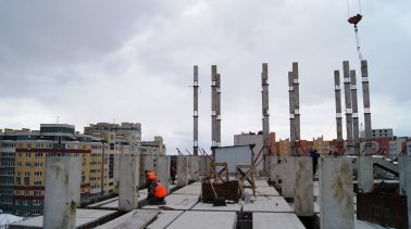 Ход строительства ЖК на ул. Б. Хмельницкого на 18 апреля 2017