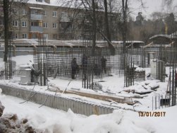 Ход строительства ЖК Нормандия (ул. Нормандия-Неман) на 13 января 2017
