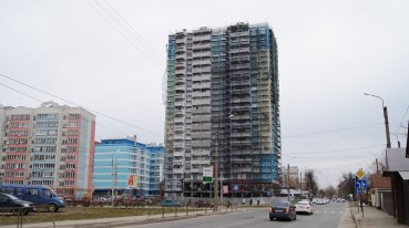 Ход строительства ЖК Центральный (ул. Зеленая) на 26 апреля 2017