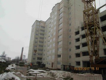 Ход строительства ЖК по ул. Революционная, литер 6 (2 очередь) на 15 марта 2017