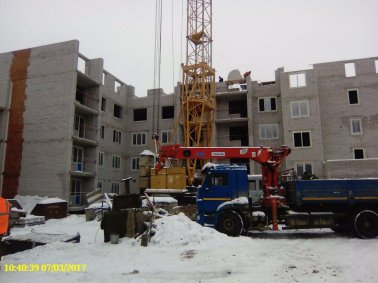 Ход строительства Жилой дом на ул. Менделеева (Жилье для Российской семьи) на 7 марта 2017