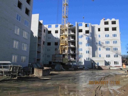 Ход строительства Жилой дом на ул. Менделеева (Жилье для Российской семьи) на 3 апреля 2017