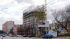 Ход строительства ЖК на ул. Б. Хмельницкого на 2 мая 2017