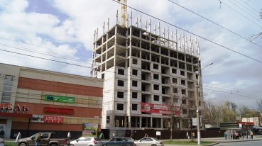 Ход строительства ЖК на ул. Б. Хмельницкого на 2 мая 2017