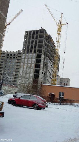 Ход строительства ЖК Зеленая Роща (ул. Лежневская) на 14 февраля 2017