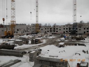 Ход строительства Дом на ул. Кудряшова Литер 1 на 20 февраля 2017