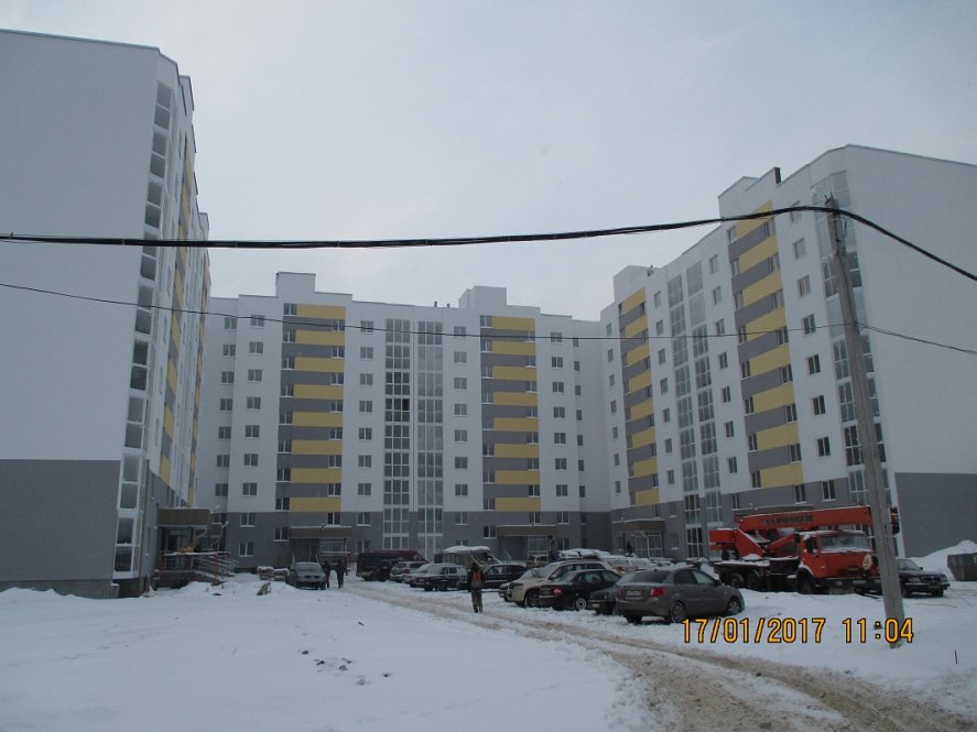 Ход строительства Дом на ул. Ташкентская, д. 110 на 17 января 2017