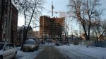 Ход строительства ЖК Панорама, литер 1 (по ул. Карла Маркса) на 3 февраля 2017