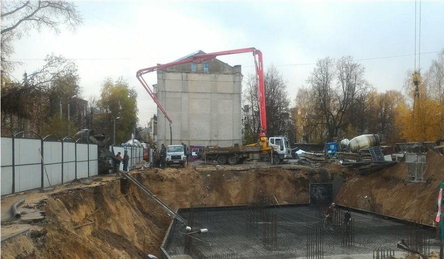 Ход строительства ЖК Панорама, литер 2 (по ул. Карла Маркса) на 19 октября 2016