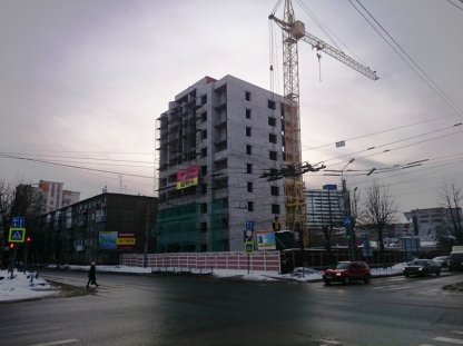 Ход строительства Дом на ул. Постышева, д. 12 на 28 февраля 2017