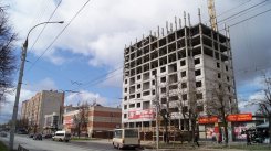 Ход строительства ЖК на ул. Б. Хмельницкого на 11 мая 2017