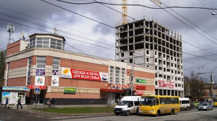 Ход строительства ЖК на ул. Б. Хмельницкого на 11 мая 2017