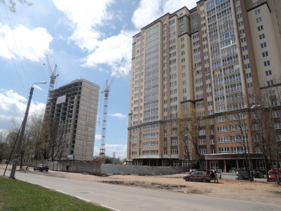 Ход строительства ЖК Новые Черемушки (ул. Ленинградская) на 14 мая 2017