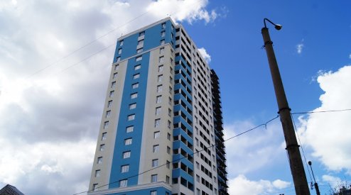 Ход строительства ЖК Центральный (ул. Зеленая) на 12 мая 2017