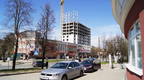 Ход строительства ЖК на ул. Б. Хмельницкого на 15 мая 2017