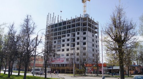Ход строительства ЖК на ул. Б. Хмельницкого на 15 мая 2017