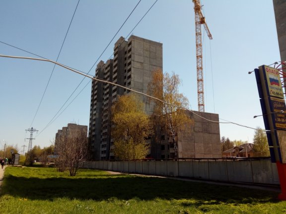 Ход строительства Дом на Парижской Коммуны, литер 2 на 18 мая 2017