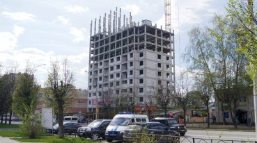 Ход строительства ЖК на ул. Б. Хмельницкого на 19 мая 2017