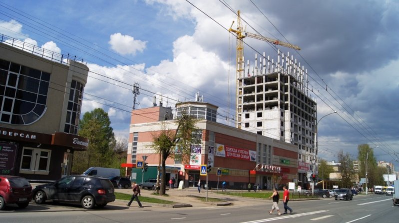 Ход строительства ЖК на ул. Б. Хмельницкого на 19 мая 2017