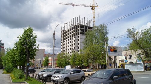 Ход строительства ЖК на ул. Б. Хмельницкого на 26 мая 2017