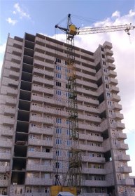 Ход строительства ЖК Панорама, литер 1 (по ул. Карла Маркса) на 13 мая 2017