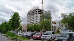 Ход строительства ЖК на ул. Б. Хмельницкого на 1 июня 2017