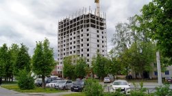 Ход строительства ЖК на ул. Б. Хмельницкого на 1 июня 2017