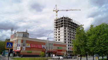 Ход строительства ЖК на ул. Б. Хмельницкого на 1 июня 2017