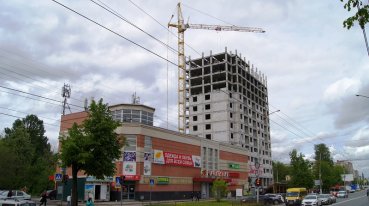 Ход строительства ЖК на ул. Б. Хмельницкого на 1 июня 2017