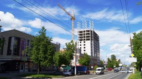 Ход строительства ЖК на ул. Б. Хмельницкого на 7 июня 2017