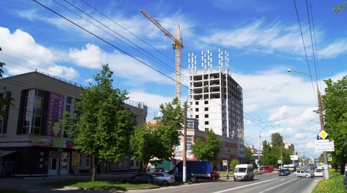 Ход строительства ЖК на ул. Б. Хмельницкого на 7 июня 2017