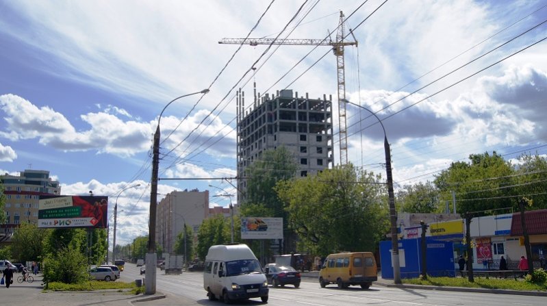 Ход строительства ЖК на ул. Б. Хмельницкого на 7 июня 2017