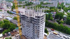 Ход строительства ЖК на ул. Б. Хмельницкого на 13 июня 2017