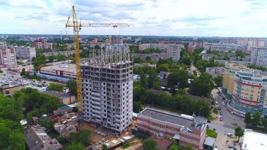 Ход строительства ЖК на ул. Б. Хмельницкого на 13 июня 2017
