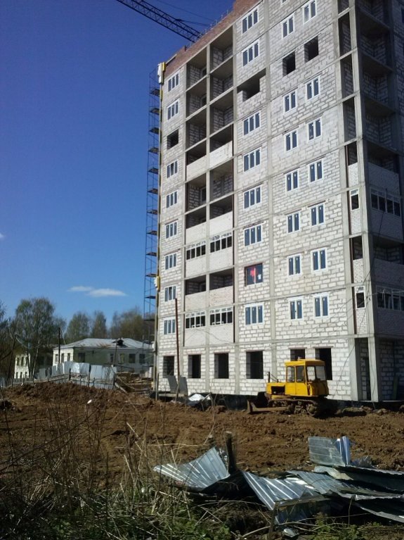 Ход строительства ЖК Эверест (Кохма, ул. Машиностроительная) на 7 мая 2017