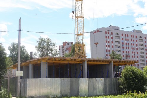 Ход строительства ЖК Каскад, литер 1 (ул. 2-я Полевая) на 29 июня 2017