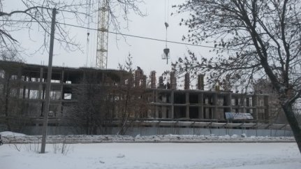 Ход строительства ЖК Заречье на 2 февраля 2017
