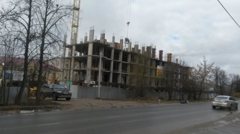 Ход строительства ЖК Заречье на 27 апреля 2017