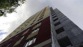 Ход строительства ЖК Панорама, литер 1 (по ул. Карла Маркса) на 21 июля 2017