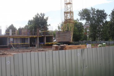 Ход строительства ЖК Каскад, литер 1 (ул. 2-я Полевая) на 24 июля 2017