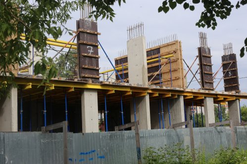 Ход строительства ЖК Каскад, литер 1 (ул. 2-я Полевая) на 24 июля 2017