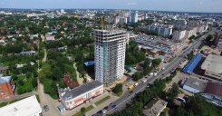 Ход строительства ЖК на ул. Б. Хмельницкого на 28 июля 2017
