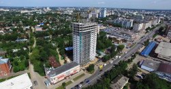 Ход строительства ЖК на ул. Б. Хмельницкого на 28 июля 2017