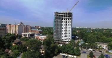 Ход строительства ЖК на ул. Б. Хмельницкого на 28 июля 2017
