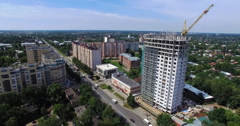 Ход строительства ЖК на ул. Б. Хмельницкого на 28 июля 2017