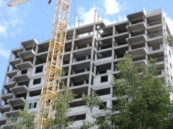 Ход строительства ЖК на ул. Б. Хмельницкого на 6 августа 2017