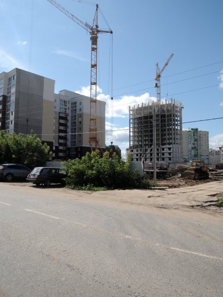 Ход строительства ЖК по ул. Дюковская, д. 25 (2 очередь, Авдотино) на 9 августа 2017