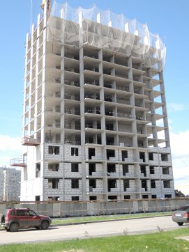 Ход строительства Дом на ул. Дюковская, д. 27А на 9 августа 2017
