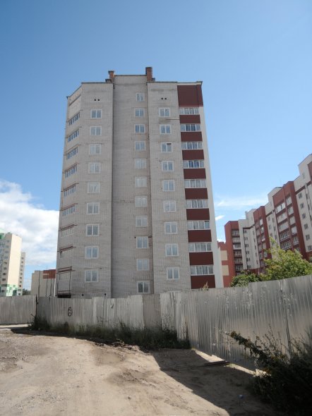 Ход строительства ЖК по ул. Революционная, литер 6 (2 очередь) на 9 августа 2017